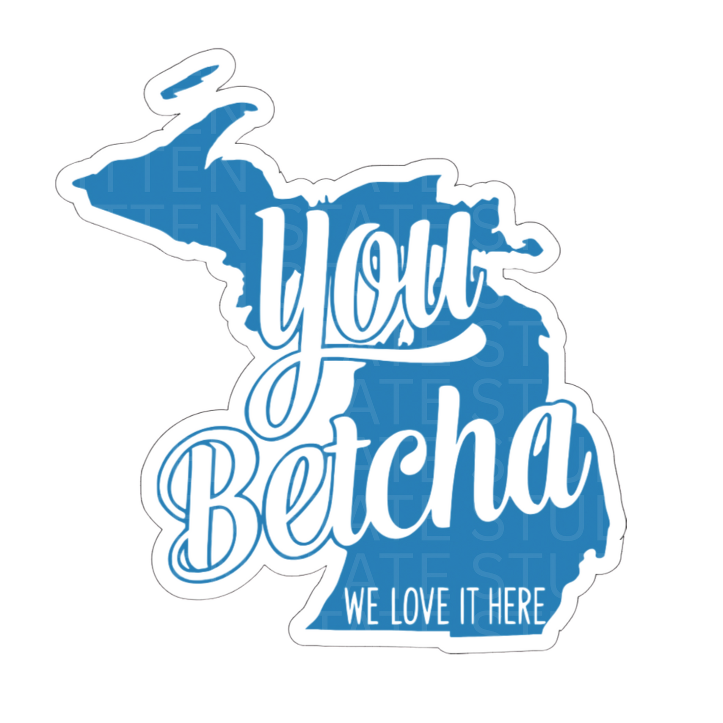 Michigan Midwest Sayings Sticker