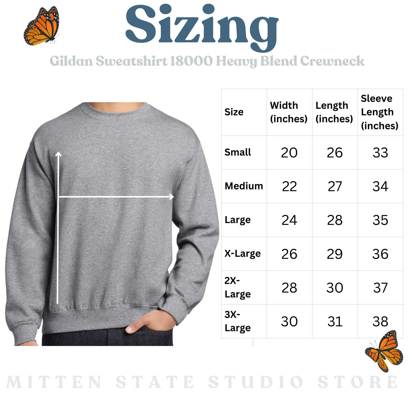 Michigan Stamp Return Service Requested Unisex Crewneck No Hood Sweatshirt