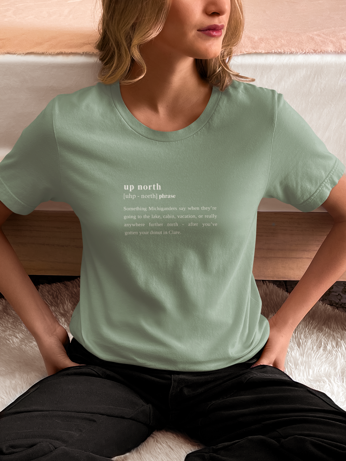 Up North Dictionary-Style Definition Unisex Softstyle T-Shirt