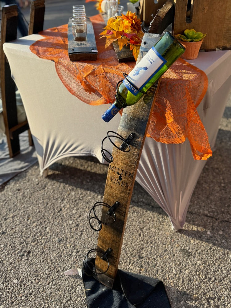 Mitten Vines Bourbon Barrel Wine or Towel Rack