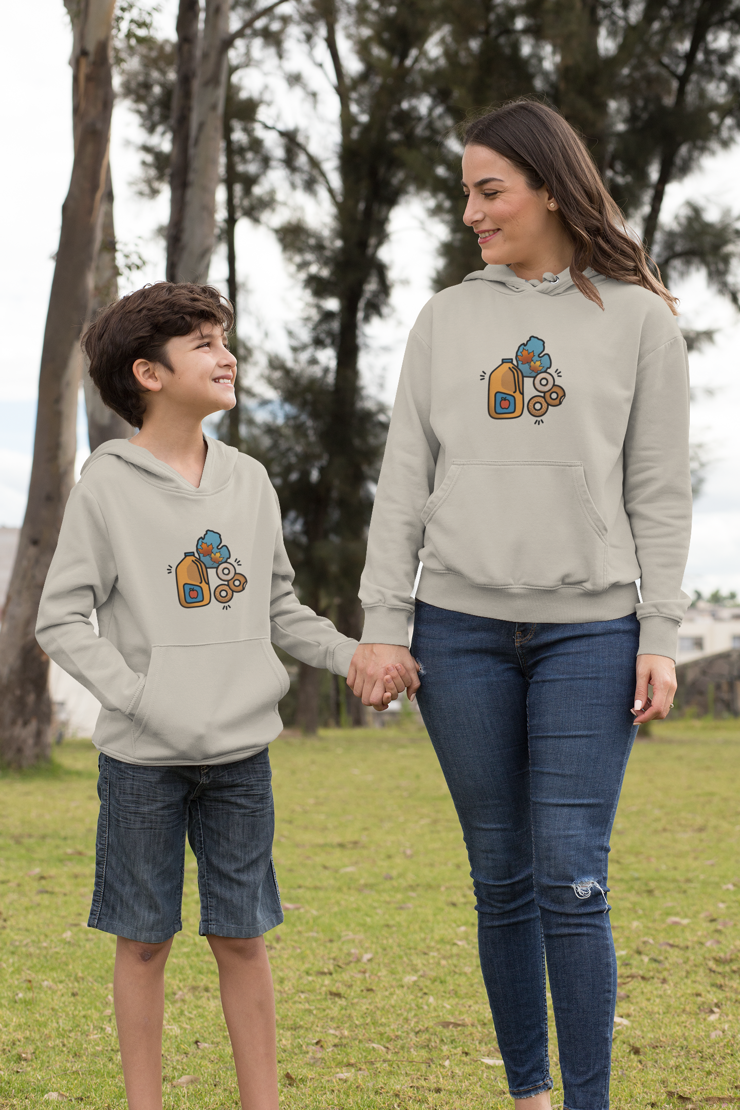 Michigan Cider & Donuts Fall Autumn Hoodie - Unisex Heavy Blend