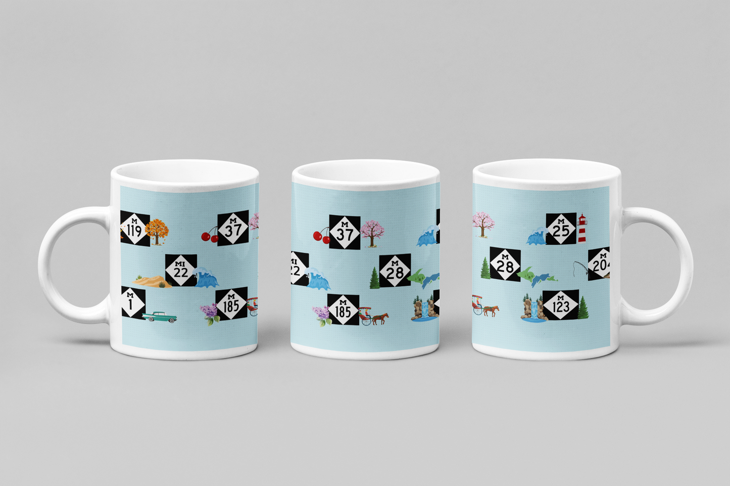 Mitten Miles™ M-Roads 11oz Mug