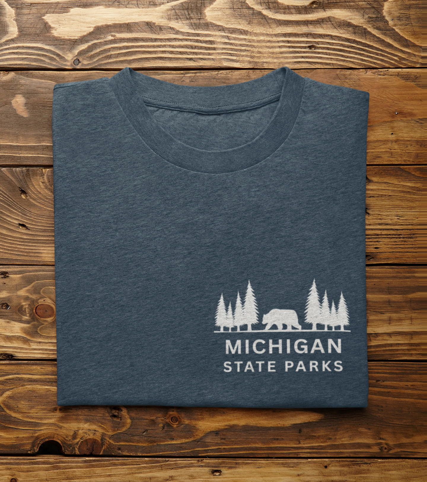 Michigan State Parks Check-Off Wearable Bucket List - Unisex T-Shirt