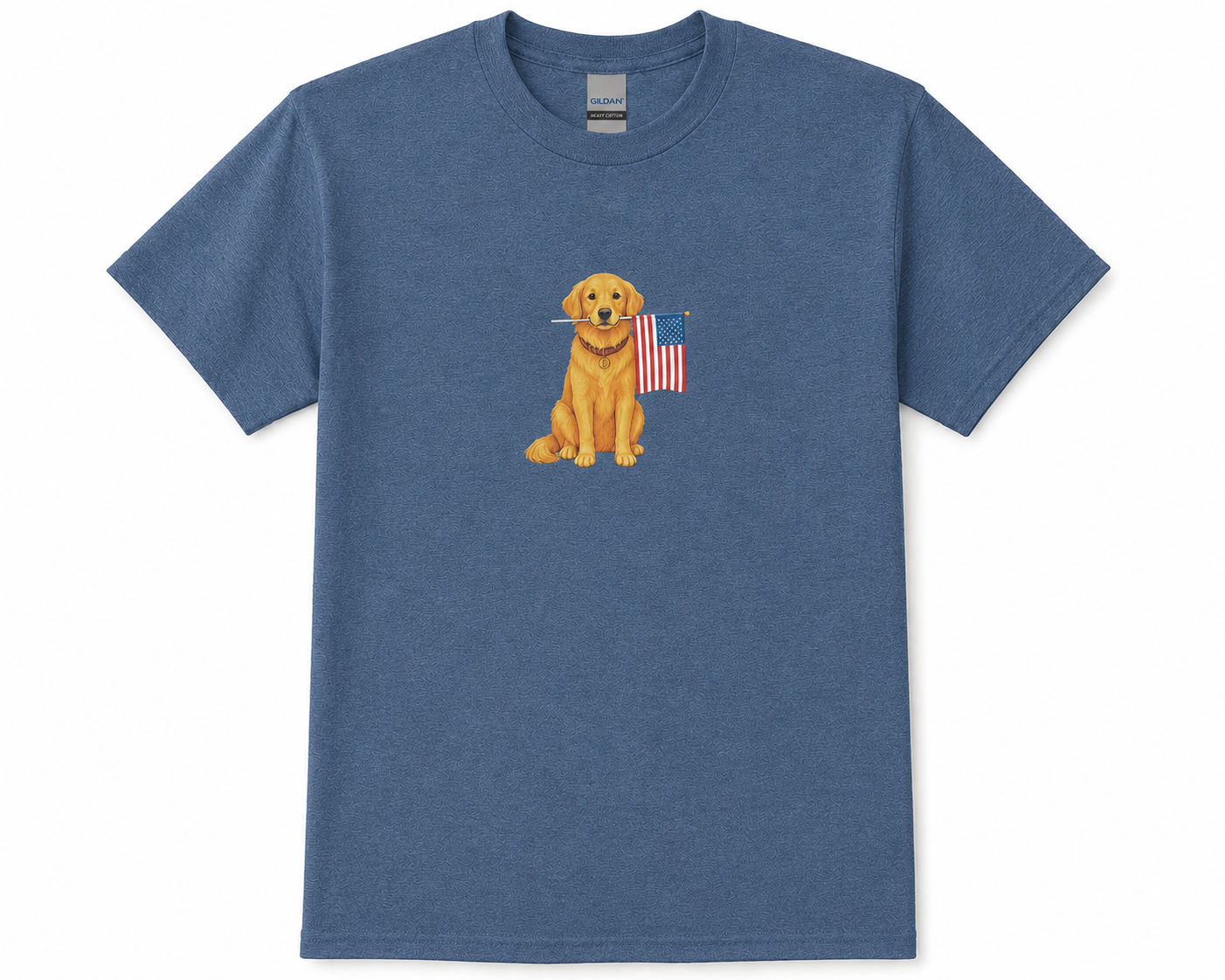 Patriotic Dog Tee Unisex Soft Style T-Shirt