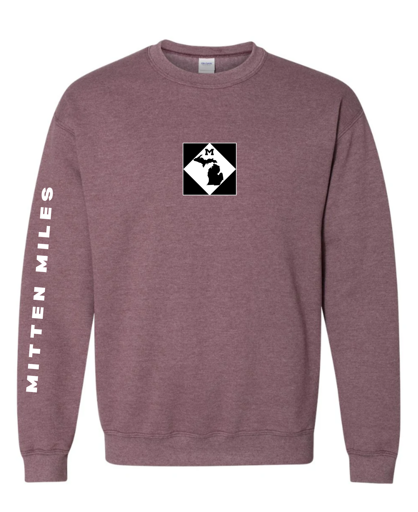 Michigan M-Road Sign Emblem Unisex No Hood Crewneck Sweatshirt