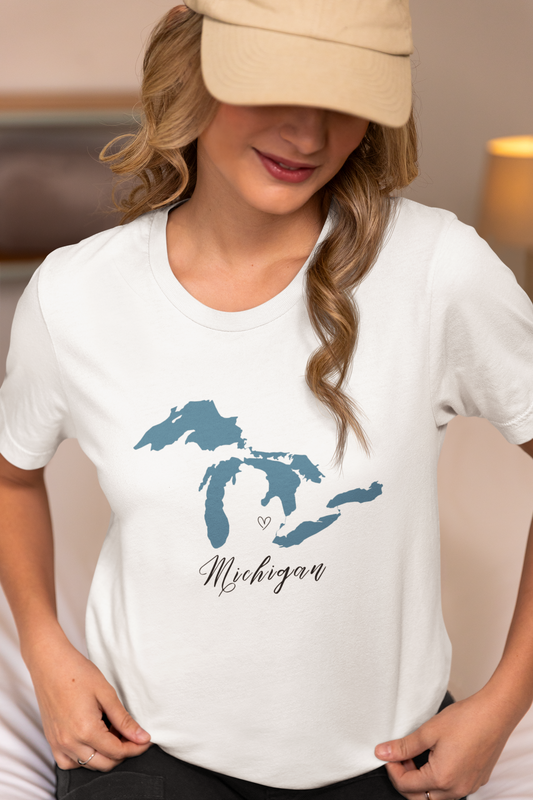 The Great Lakes Softstyle Unisex or Fitted T-Shirt