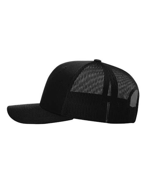 Michigan Stamp Leather Patch Richardson Hat