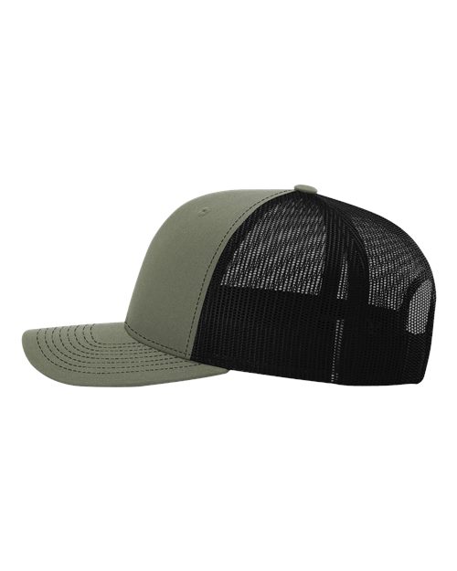 Michigan Stamp Leather Patch Richardson Hat