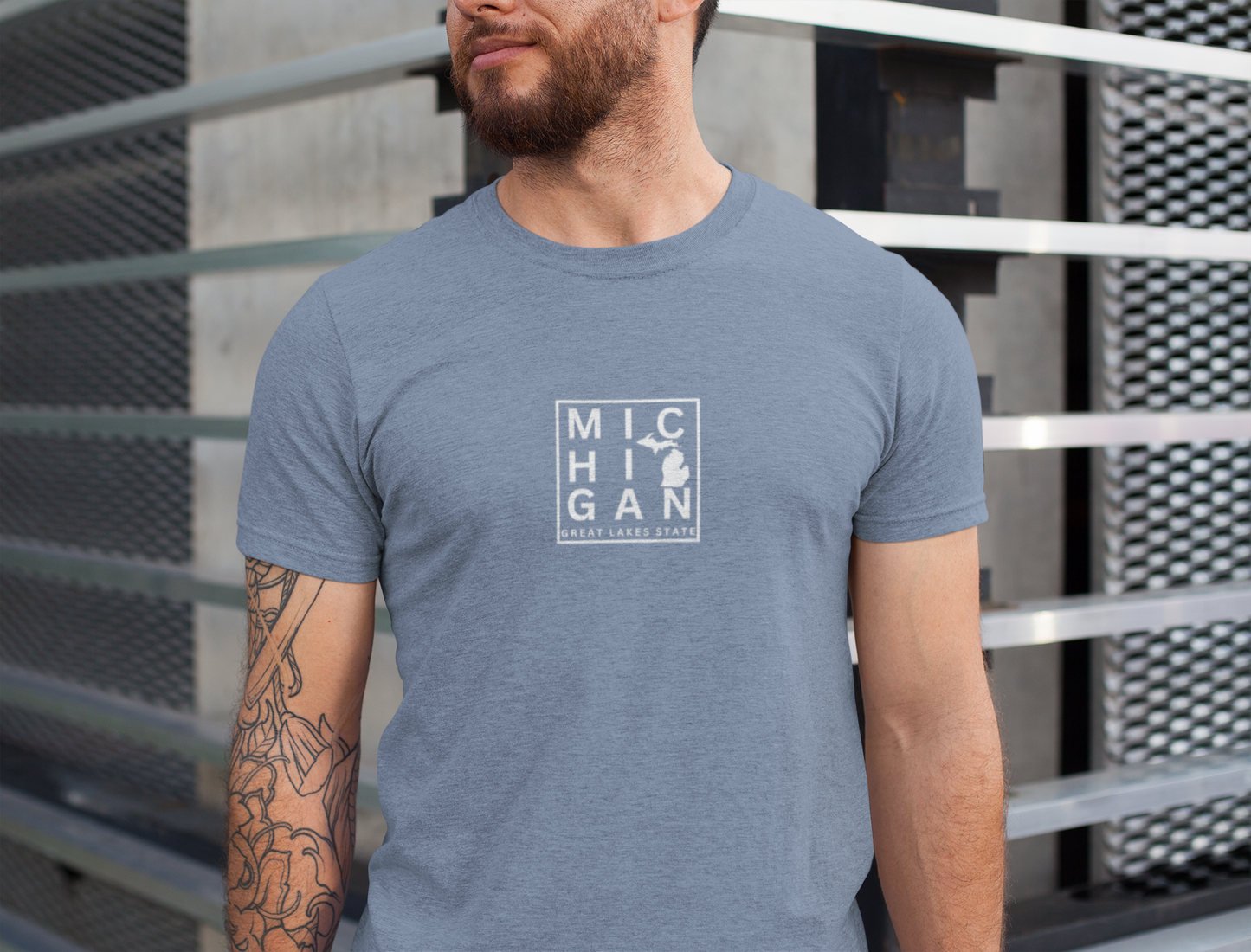 Michigan Block Design Tee Great Lakes State Unisex T-Shirt