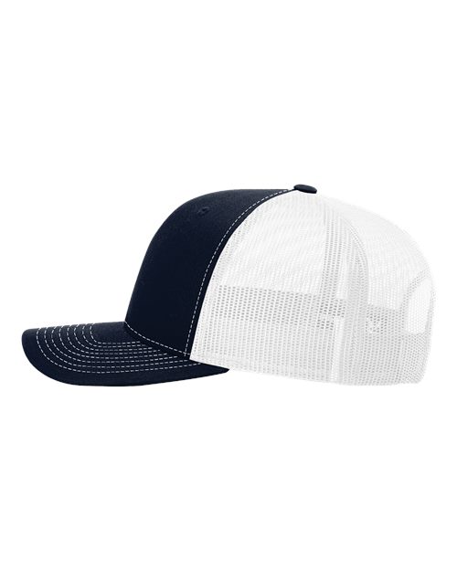 Michigan Stamp Leather Patch Richardson Hat