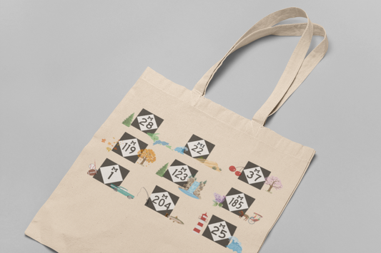 Mitten Miles™ 9 M-Road Tote – 15x16 Polyester Bag